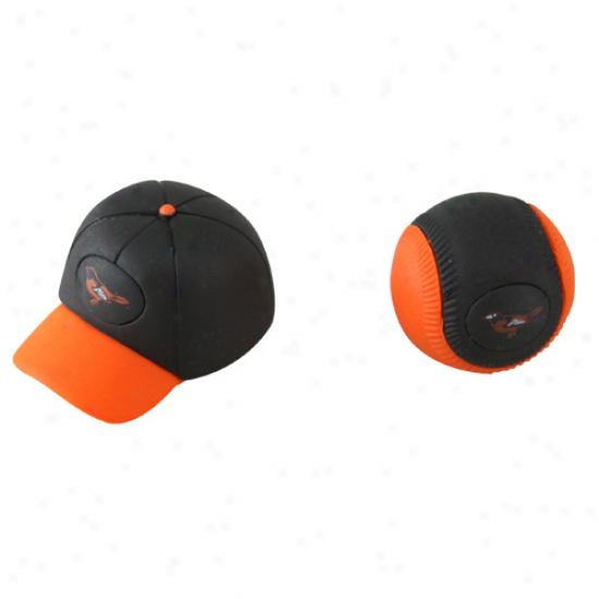 Baltimore Orioles Separating Ball & Cap Erasers