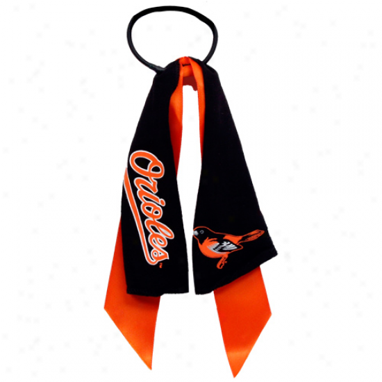 Baltimore Orioles Streamer Ponytail Holder