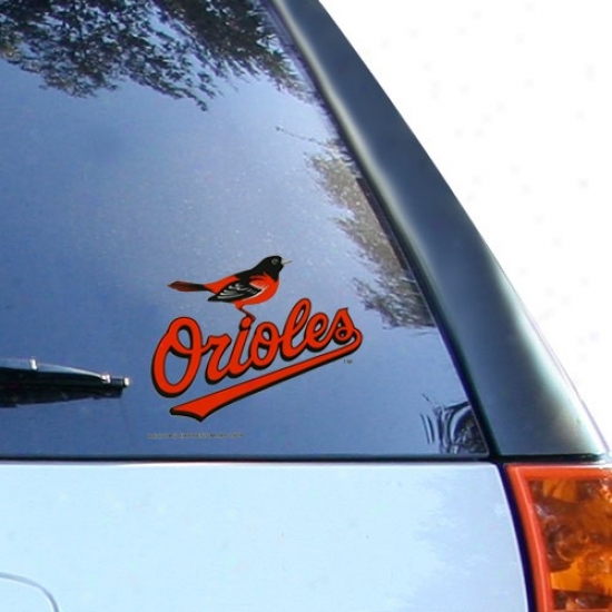 Baltimmore Orioles Window Cling