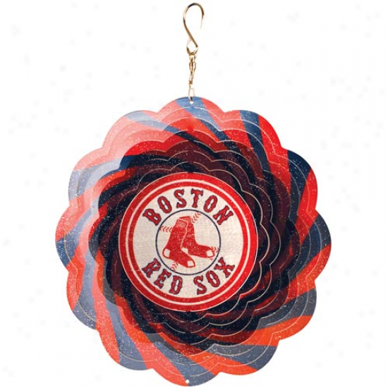 Boston Red Sox 10'' Geo Wiind Spinner