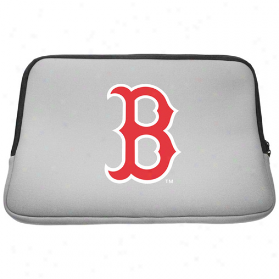 Boston Red Sox 15.5'' Gray Neoprene Laptop Sleeve