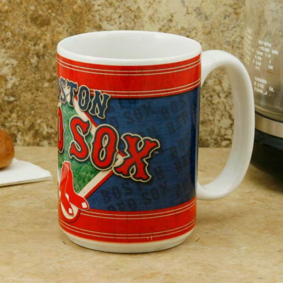 Boston Red Sox 15oz. Sublimatted Logo Mug