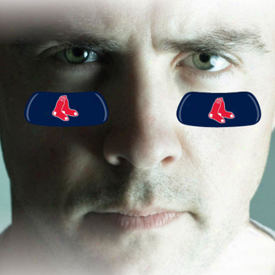 Boston Red Sox 2-pair Navy Blue Team-colored EyeB lack Strips