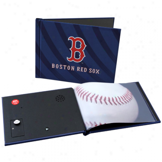 Boston Red Sox 6'' X 8'' Navyy Blue Recordable Photobook