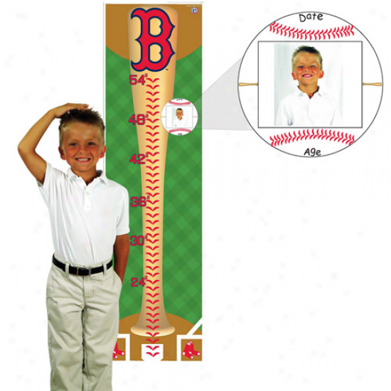 Boston Red Sox Baseball Bat Growth Chart