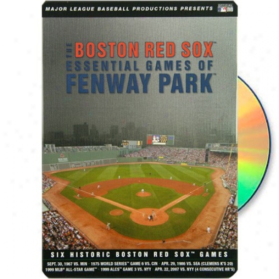 Boston Red Sox Essential Games Of Fenway Park 6-disc Dvd Set