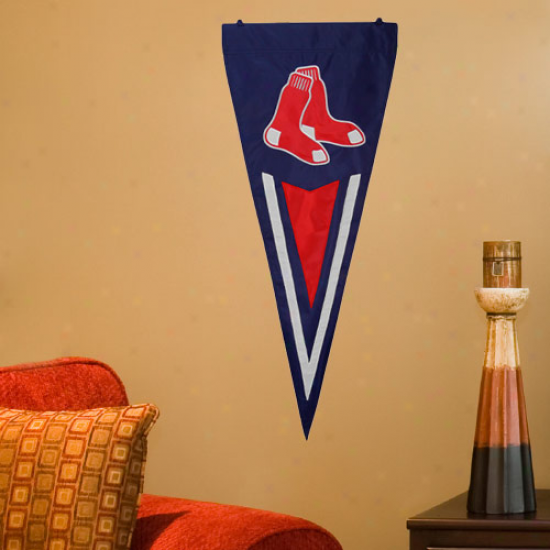 Boston Red Sox Ships of war Blue Applique Pennant