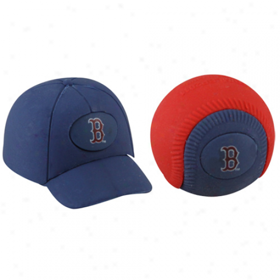 Boston Red Sox Separating Ball & Cap Erasers