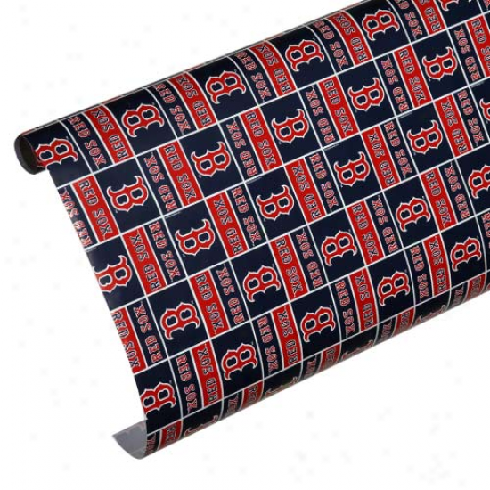 Boston Red Sox Spirit Block Wrapping Paper