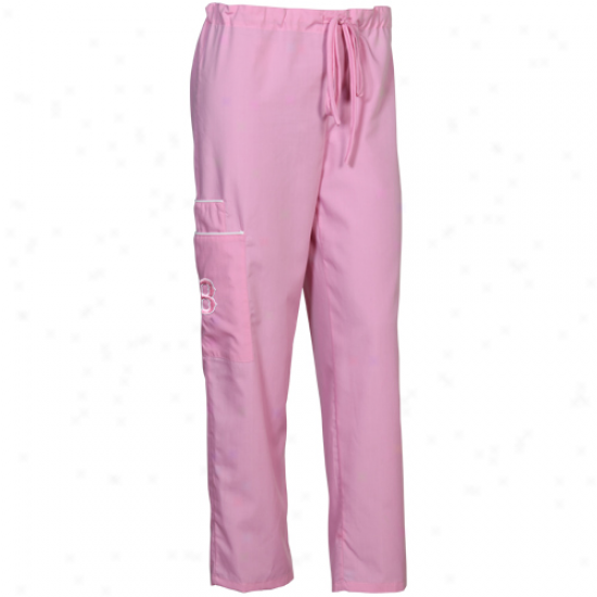 Boston Red Sox Unisex Pink Scrub Pants