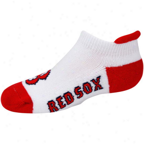 Boston Red Sox Youth White Team Ankle Socks