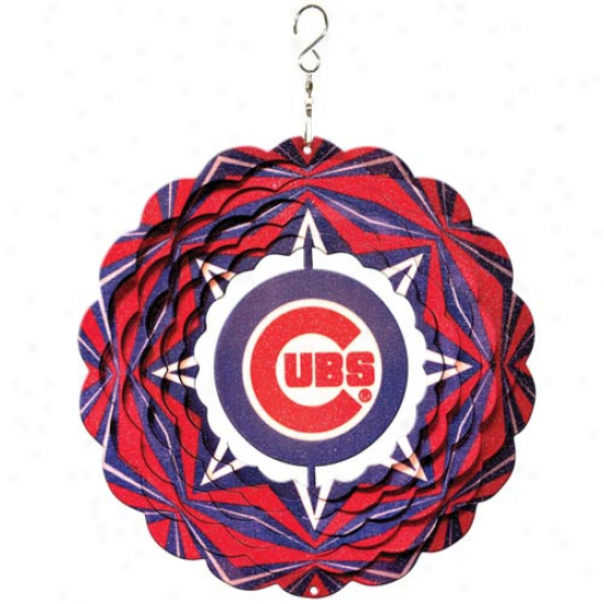 Chicago Cubs 10'' Team Logo Designer Wind Spinner