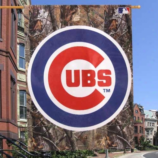 "chicago Cubs 27"" X 37"" Camo Vertical Banner Flag"