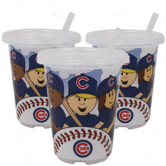 Chicago Cubs 3-pack 10oz. Sip N' Go Plastic Cups