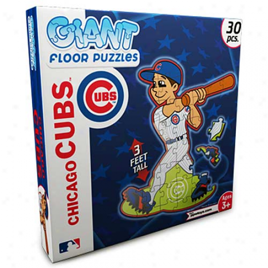 Chicago Cubs 30-piece 3' Giant Floor Puzzle