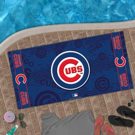 Chicago Cubs 30'' X 60'' Magnificent Blue Beach Towel