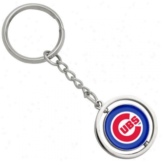 Chicago Cubs 3d Spinning Baseball Keychain