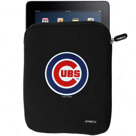 Chicago Cubs Apple Ipad Slip Sleeve - Dark