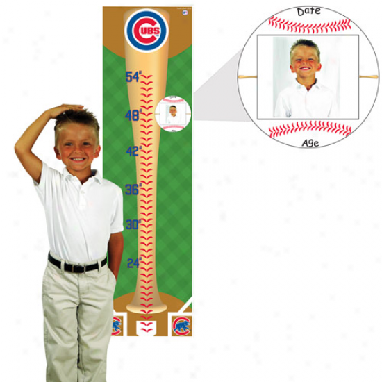 Chicago Cubs Baseballl Bat Growth Chaft