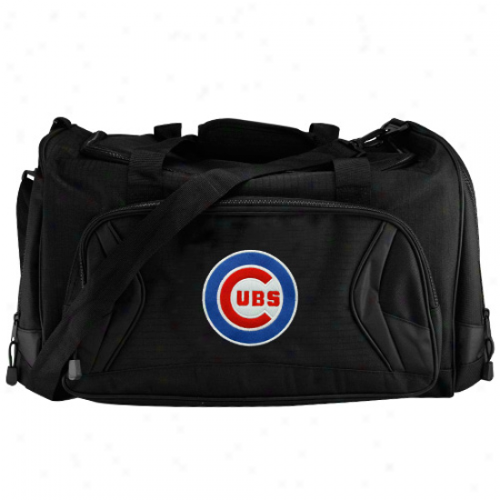 Chicago Cubs Dark Fly-by Duffel Bag