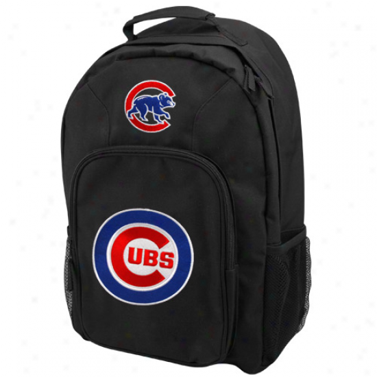 Chicagp Cubs Black Southpaw Backpack