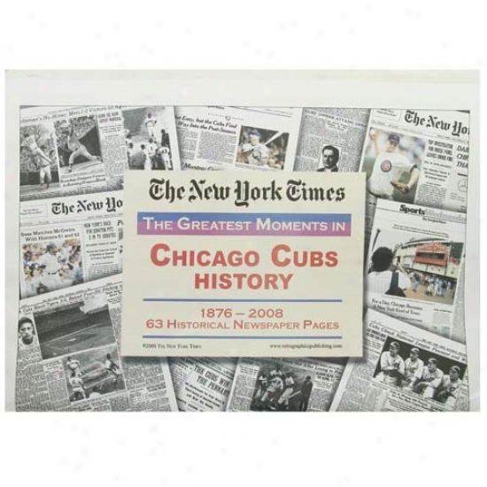 Chicago Cubs Greatest Moments Newspaper