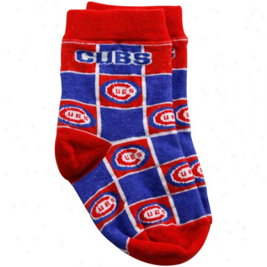 Chicago Cubs Infant Red-royal Blue Bloci Sicks