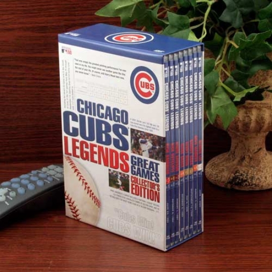 Chicago Cubs Legends: Great Games Collector's Edition 8-disc Dvd Set