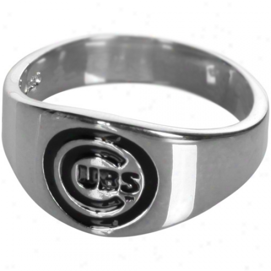 Chicago Cubs Logo Sterling Silver Ring