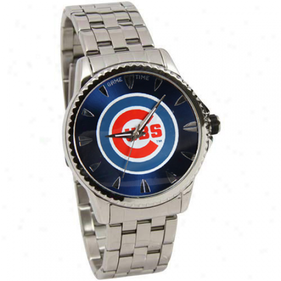 Chicago Cubs Manager Spotless Steel Watch