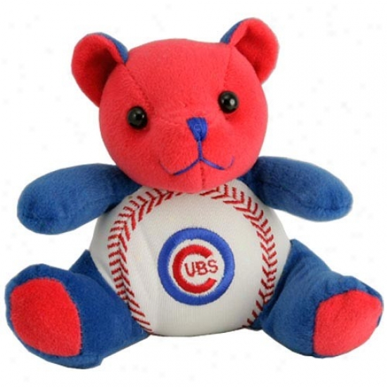 Chicago Cubs Plush Cheering Baseball Bear