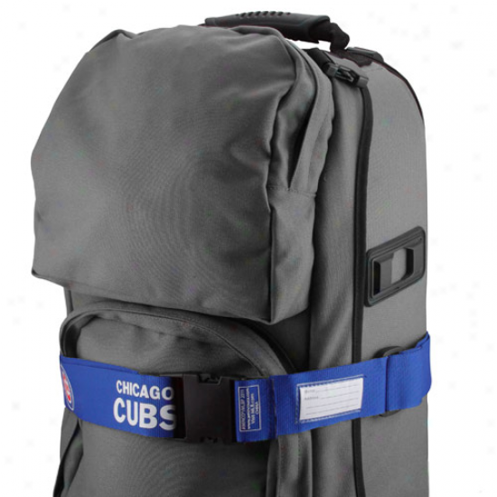 Chicago Cubs Royal Blue Adjustable Luggage Strap