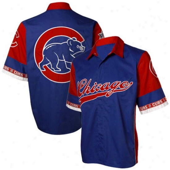 Chicago Cubs Royal Blue Pit Company Shirt