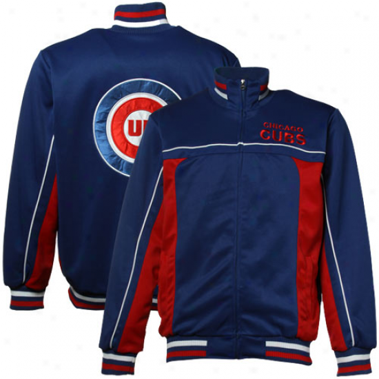 Chicago Cubs Royal Blue-red Track Jacket