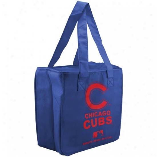 Chicago Cubs Royal Blue Reusable Insulated Tote Bag