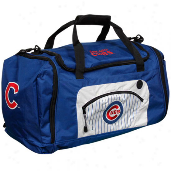 Chicago Cubs Royal Dismal Roadblock Duffel Bag