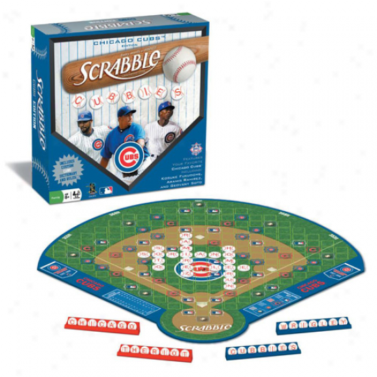 Chicago Cubs Scrabble Boardgame