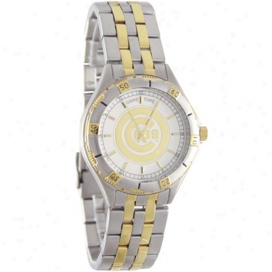 Chiacgo Cubs Stainless Steel General Economist Watch