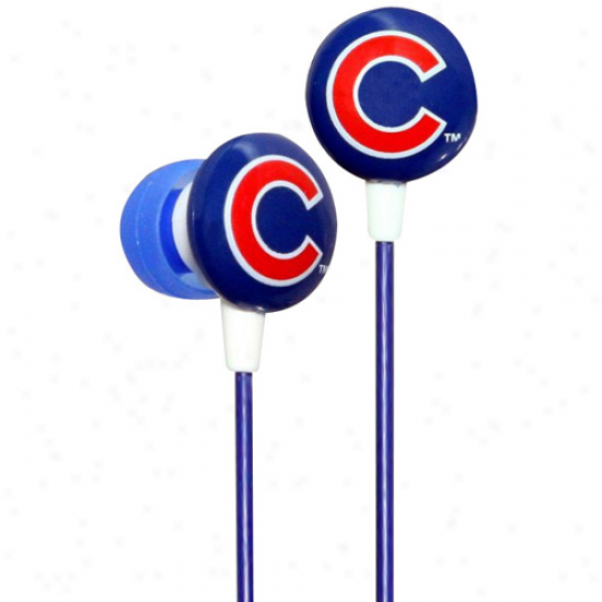 Chicago Cubs Team Logo Earbuds