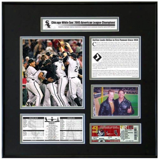 Chicago Whitte Sox 2005 Alcs Ticket Frame - Team Celebration