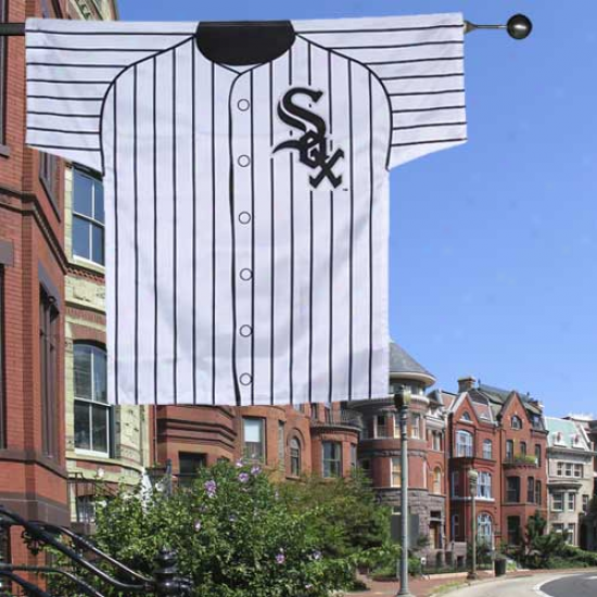 Chicago White Sox 34'' X 30'' White Double-sided Jersey Flag