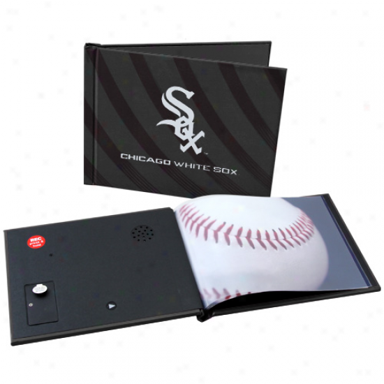 Chicago White Sox 6'' X 8'' Black Recordable Photobook