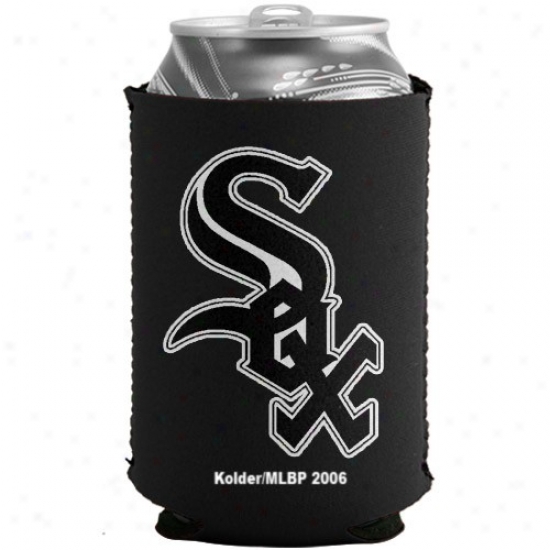 Chicago White Sox Black Collapsible Can Coolie