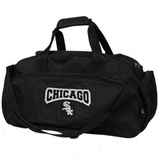 Chicago White Sox Black Fond of home Duffel Sack