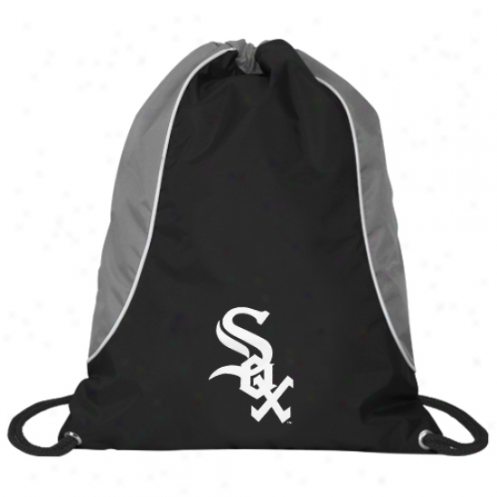 Chicago White Sox Black-gray Axis Drawstring Backpack