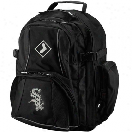 Chicago White Sox Black Trooper Backpack