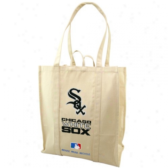 Chicago Pure Sox Natural Resuable Organic Tote Bag