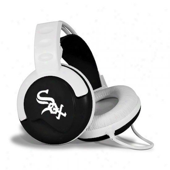 Chicago White Sox White-black Fan Jams Over-ezr Headphones