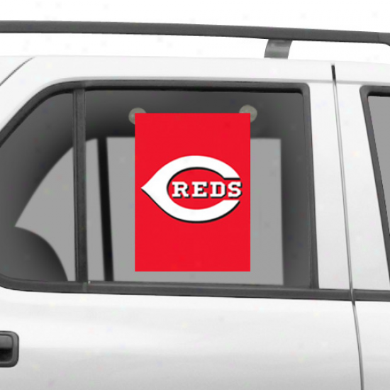 Cincinnati Reds 15'' X 10.5'' Mjni Window/garden Flag