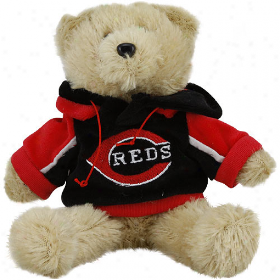 Cincibnati Reds 8'' Plush Hoody Bear